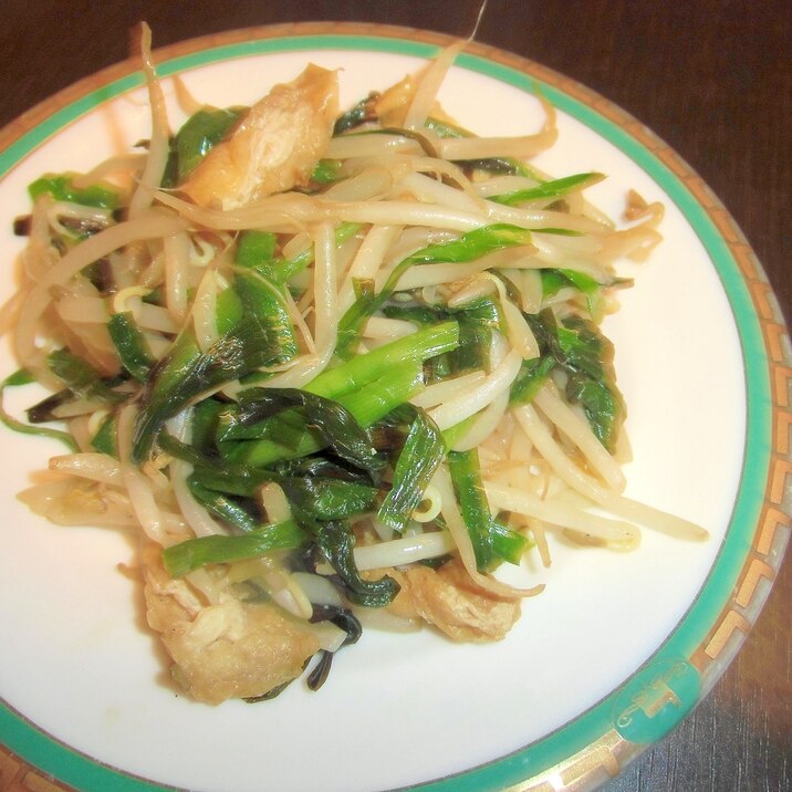油揚げともやし にらの三色炒め レシピ 作り方 By ナッキー6253 楽天レシピ 油揚げともやし にらの三色炒め レシピ 作り方 By ナッキー6253 楽天レシピ